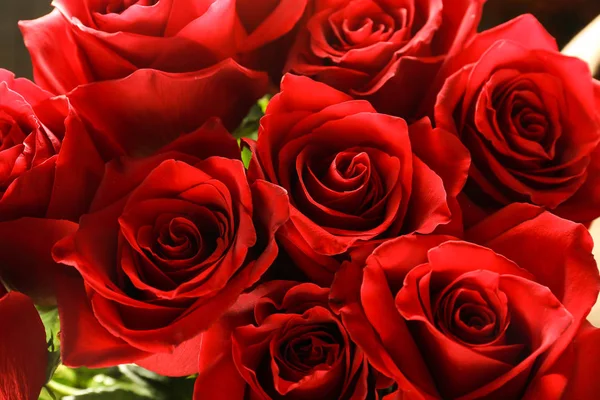 Букет Красивих Троянд Крупним Планом — стокове фото