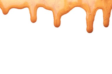 Beyaz zemin üzerine altın boya çizgileri