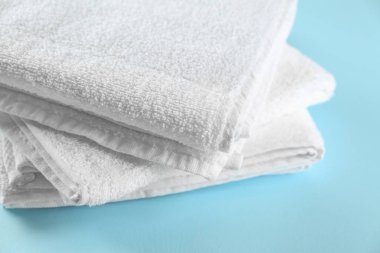 Renk arka plan, closeup yumuşak havlu