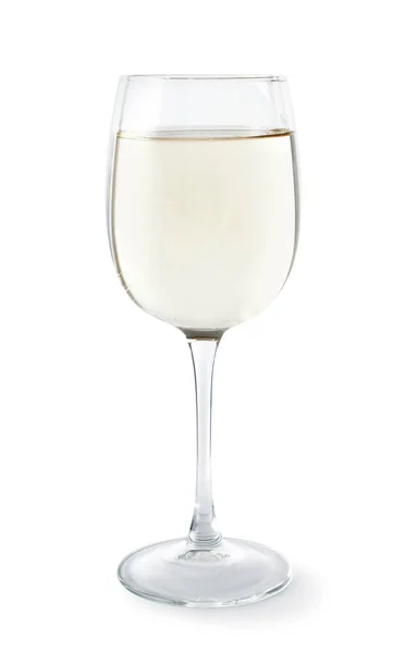 Glass Tasty Wine White Background — Stock Photo, Image