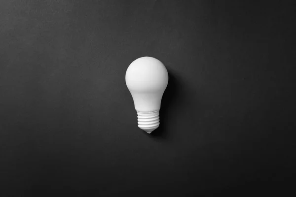Light Bulb Dark Background — Stock Photo, Image