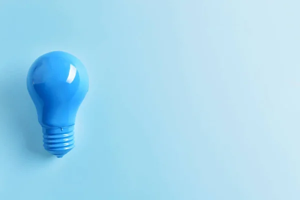 Painted Light Bulb Color Background — Stock Photo, Image