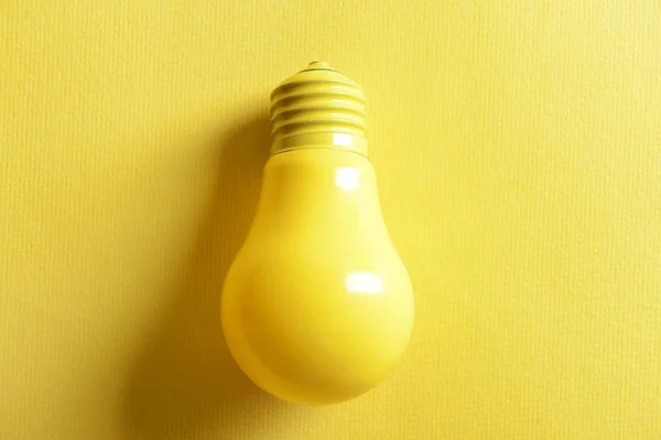 Painted Light Bulb Color Background — Stock Photo, Image