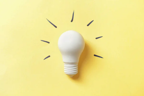 Light Bulb Color Background — Stock Photo, Image