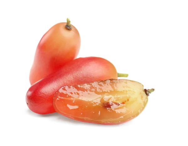 Dojrzałe Słodkie Winogrona Białym Tle — Zdjęcie stockowe