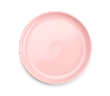 Beyaz arkaplandaki boş plakayı temizle