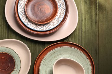 Tablo tarih temiz renkli levha kümesi