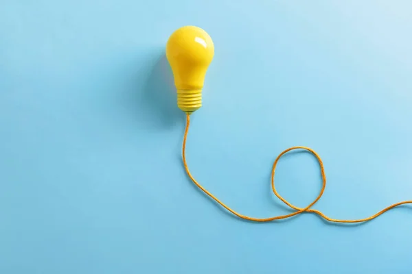 Painted Light Bulb Color Background — Stock Photo, Image