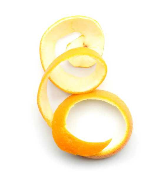 Schale Von Leckeren Reifen Orangen Auf Weißem Hintergrund — Stockfoto