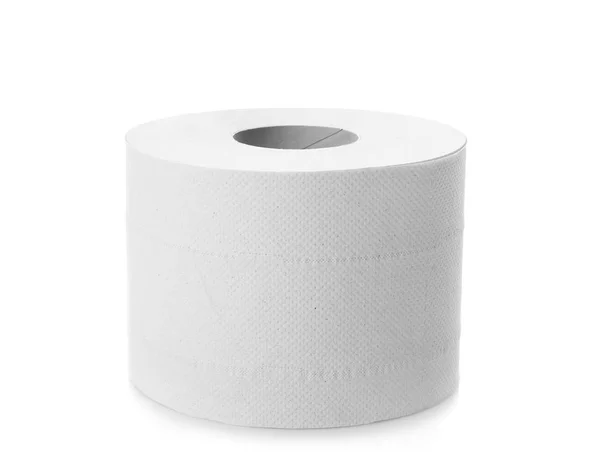 Roll Toilet Paper White Background — Stock Photo, Image