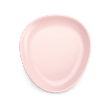 Beyaz arkaplandaki boş plakayı temizle