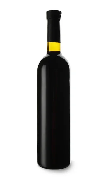 Bottle Tasty Wine White Background — Stock Photo, Image