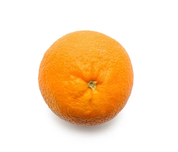 Leckere Reife Orange Auf Weißem Hintergrund — Stockfoto