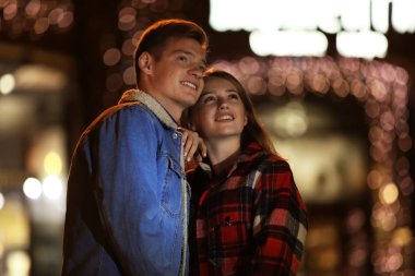 Seven genç çift akşam romantik tarih