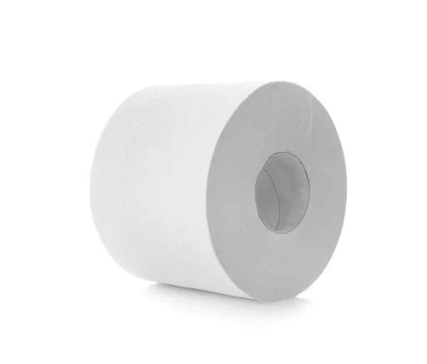 Roll Toilet Paper White Background — Stock Photo, Image