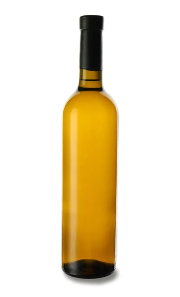 Bottle Tasty Wine White Background — Stock Photo, Image