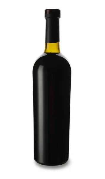 Bottle Tasty Wine White Background — Stock Photo, Image