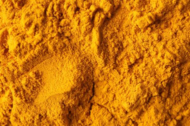 arkaplan olarak zerdeçal tozu