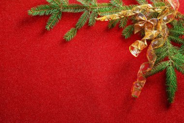 Noel süsleri renk arka plan üzerinde