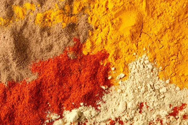 Different Aromatic Spices Closeup — Stock Photo, Image