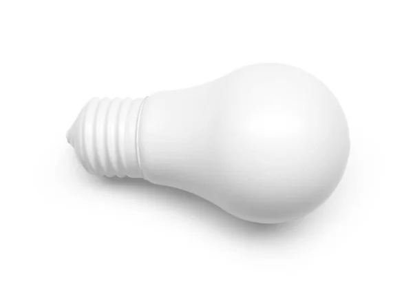 Painted Light Bulb White Background — Stock Photo, Image