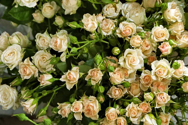 Bouquet Beautiful White Roses — Stock Photo, Image