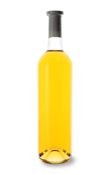 Bottle Tasty Wine White Background — Stock Photo, Image