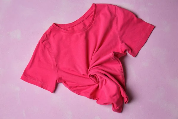 Child Shirt Color Background — Stock Photo, Image