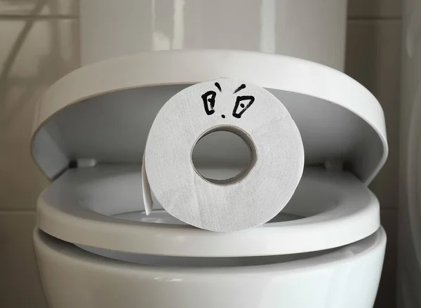 Grappige Zacht Papier Pot Toilet — Stockfoto