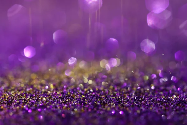 Яскраво Фіолетові Блискітки Крупним Планом — стокове фото