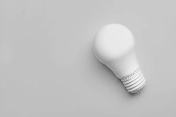 Painted Light Bulb White Background — Stock Photo, Image