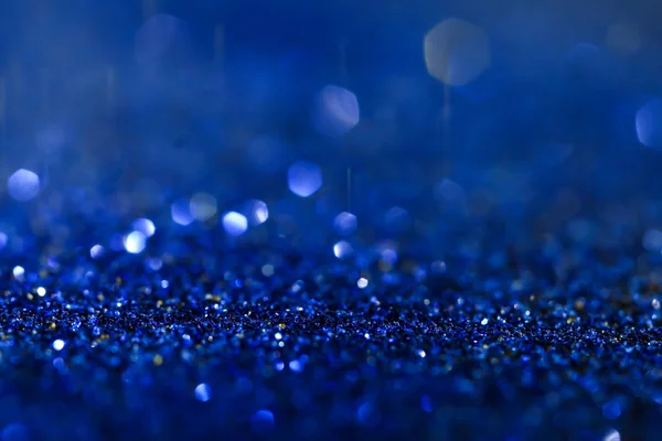 Bright Blue Glitters Closeup — Stock Photo, Image