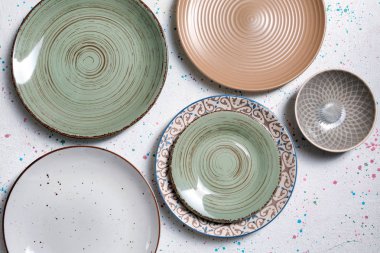 Tablo tarih temiz renkli levha kümesi