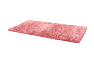 Beyaz arka plan üzerinde renkli halı