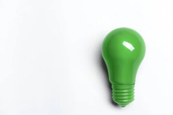 Painted Light Bulb White Background — Stock Photo, Image