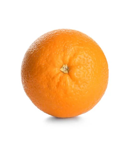 Tasty Ripe Orange White Background — Stock Photo, Image