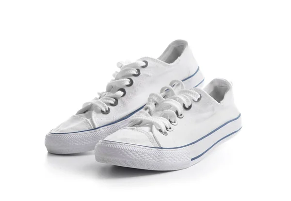 Pair Sneakers White Background — Stock Photo, Image