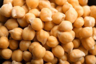 Arka plan olarak taze nohut