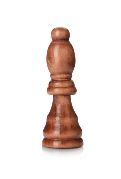 Šachová Figurka Bílém Pozadí — Stock fotografie
