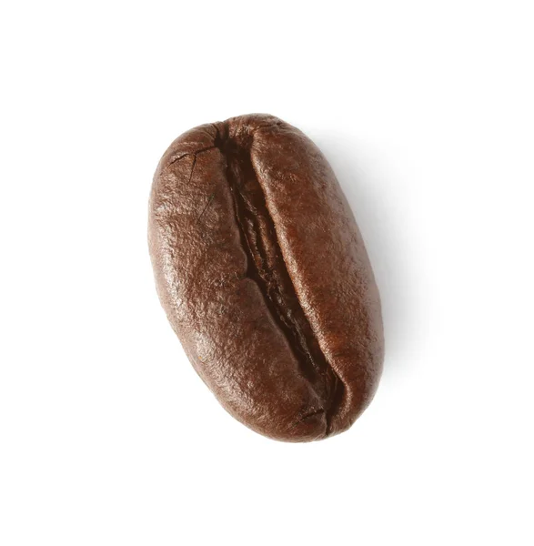 白色背景上烤的咖啡豆 — 图库照片