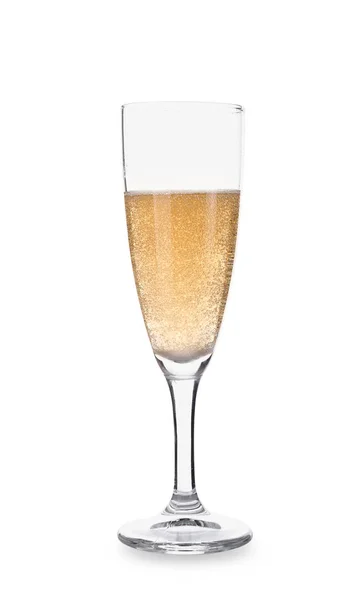 Coupe Champagne Sur Fond Blanc — Photo