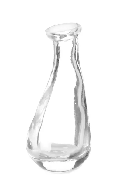 Smuk Glas Vase Hvid Baggrund - Stock-foto