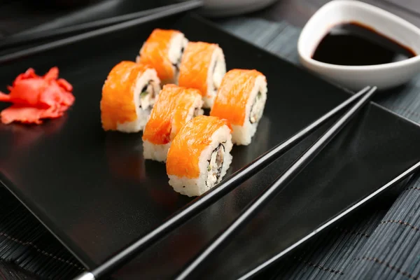 Tasty Sushi Plate — Stock Photo, Image