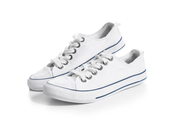 Pair Sneakers White Background — Stock Photo, Image