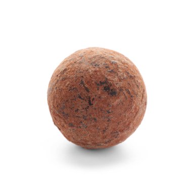 Beyaz zemin üzerine lezzetli çikolata