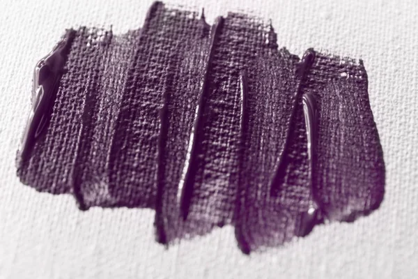 Brush Color Strokes Paper Closeup — Stock Photo, Image