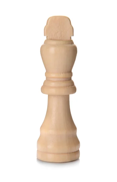 Šachová Figurka Bílém Pozadí — Stock fotografie