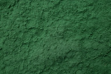 Spirulina tozu, üstten görünüm