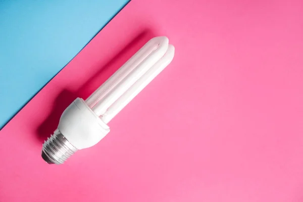 Modern Light Bulb Color Background — Stock Photo, Image