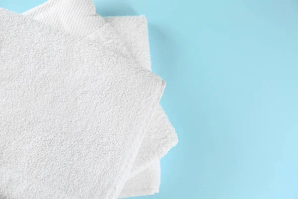 Soft Towels Color Background — Stock Photo, Image